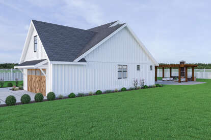 Modern Farmhouse House Plan #2464-00034 Elevation Photo