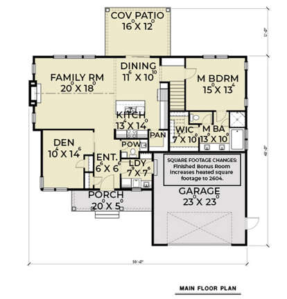 House Plan House Plan #27863 Drawing 1