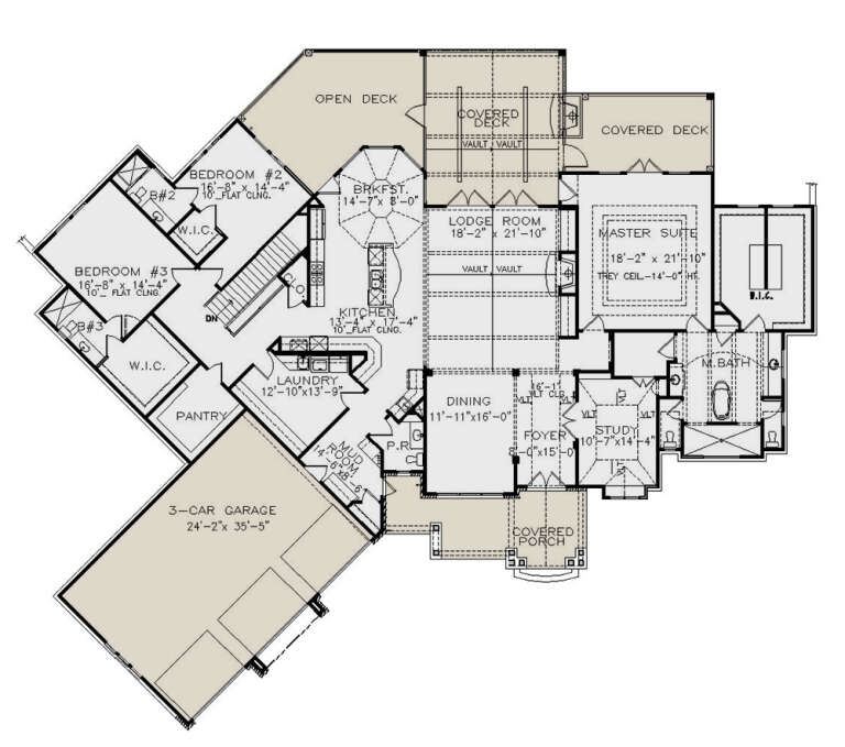 House Plan House Plan #27864 Drawing 1