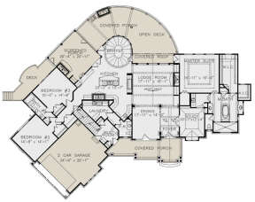 Main Floor  for House Plan #699-00333