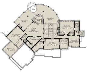 Basement for House Plan #699-00333