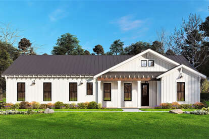 Modern Farmhouse House Plan #699-00334 Elevation Photo