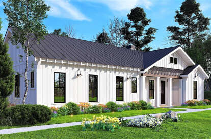 Modern Farmhouse House Plan #699-00334 Elevation Photo