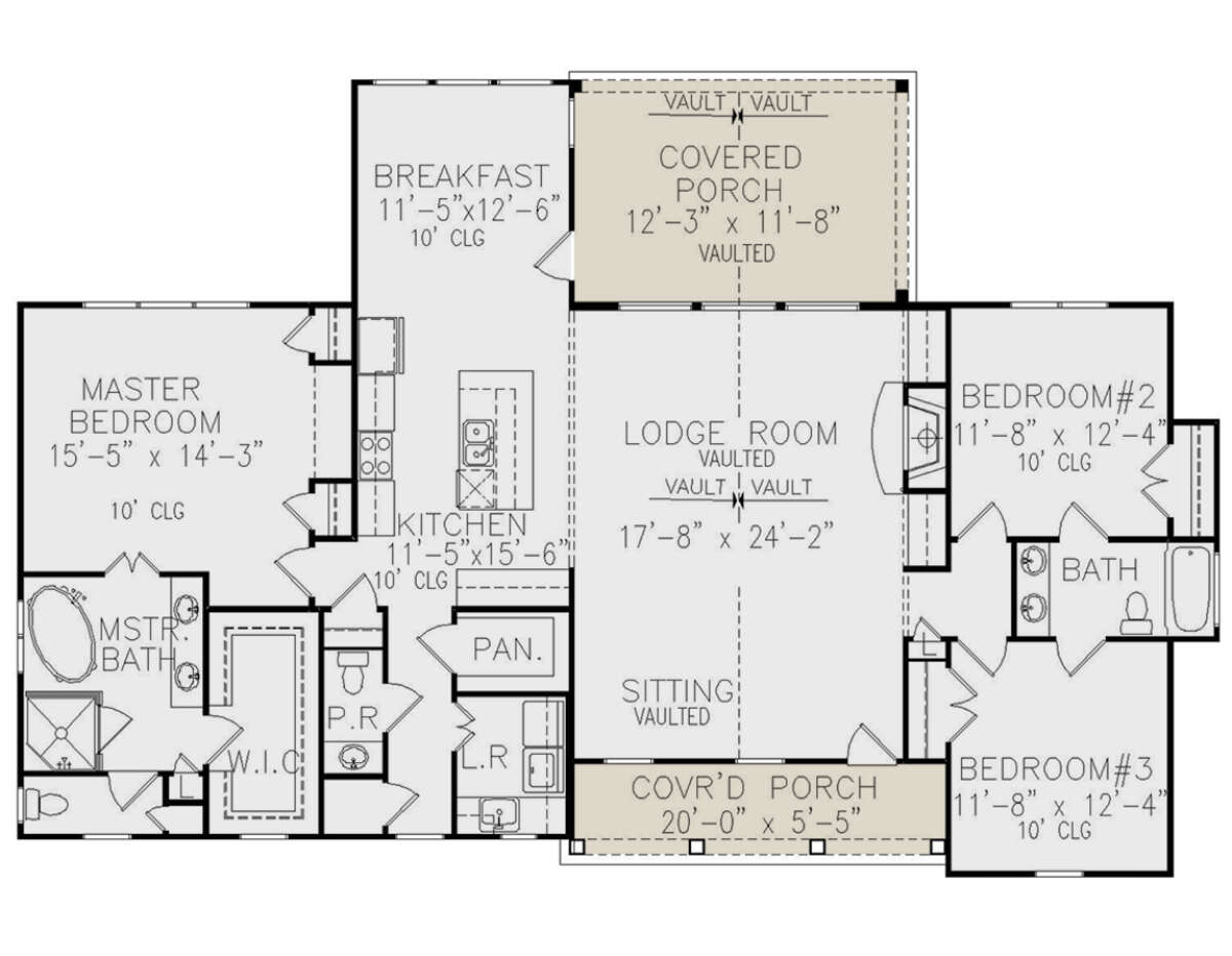 Main Floor  for House Plan #699-00334