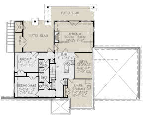 Basement for House Plan #699-00335