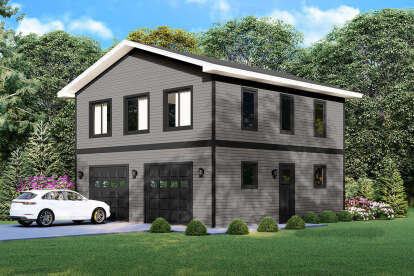 0 Bed, 1 Bath, 900 Square Foot House Plan - #940-00642