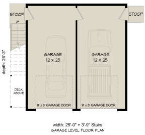 Garage Floor for House Plan #940-00643