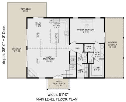 House Plan House Plan #27871 Drawing 1