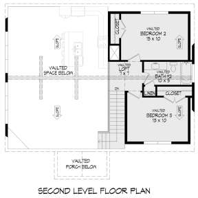 Second Floor for House Plan #940-00644