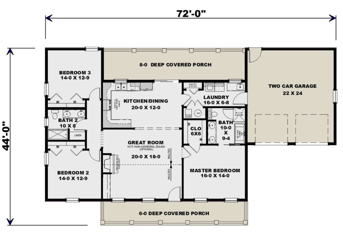 Main Floor  for House Plan #1776-00125