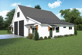 Modern Farmhouse House Plan #2464-00036 Elevation Photo