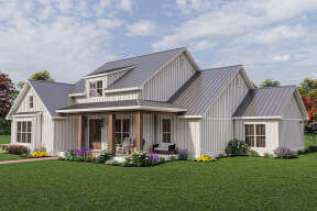 Modern Farmhouse House Plan #041-00307 Elevation Photo