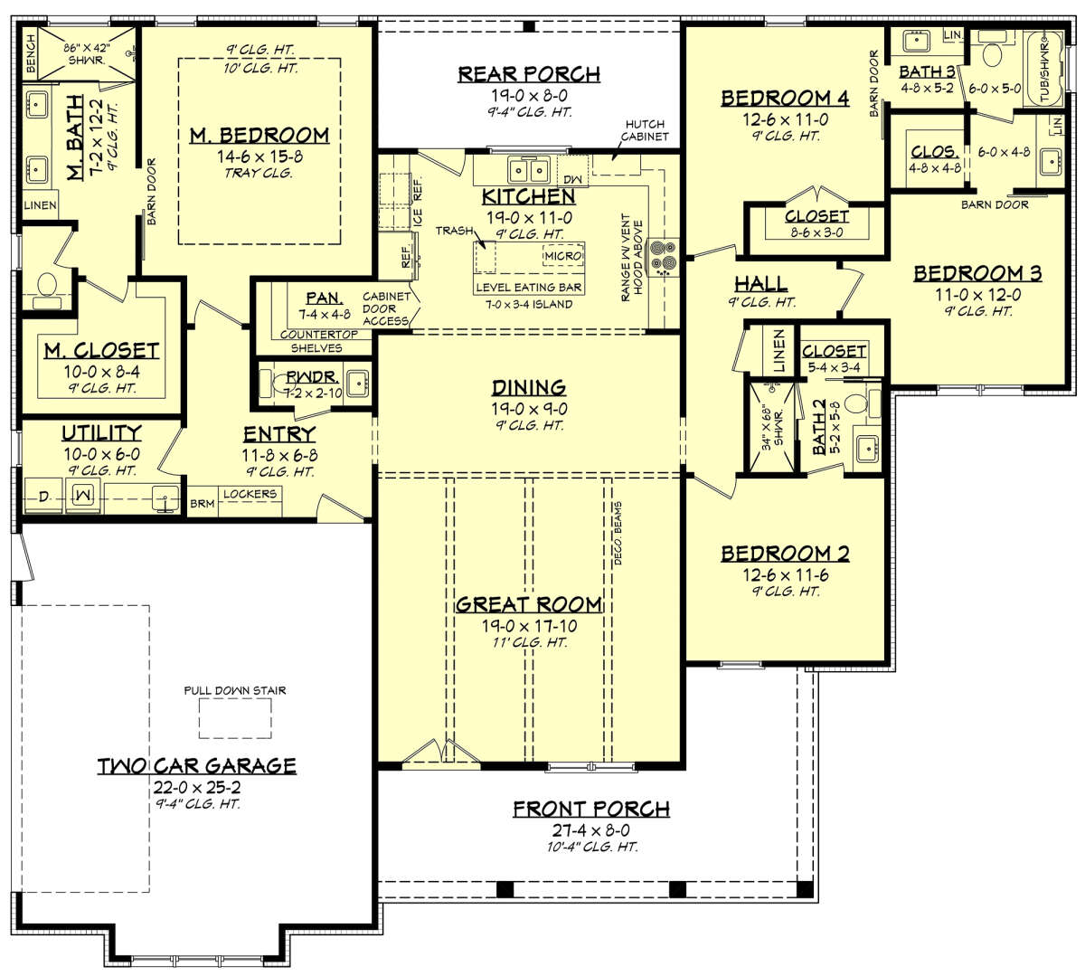 Main Floor  for House Plan #041-00307