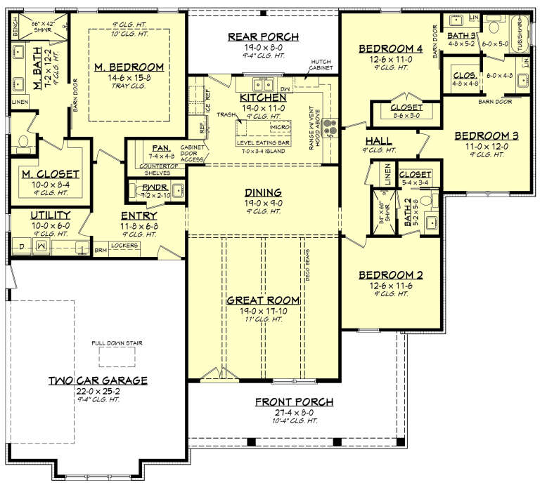 House Plan House Plan #27876 Drawing 1