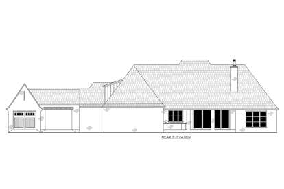 European House Plan #4534-00085 Elevation Photo