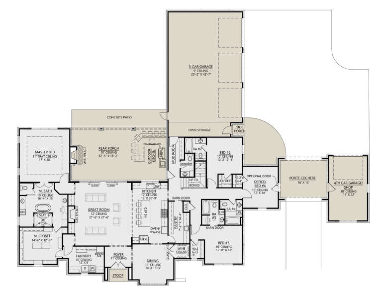 House Plan House Plan #27877 Drawing 1