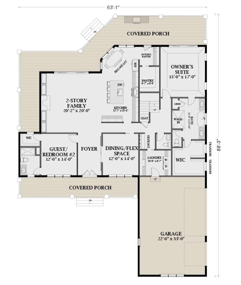 House Plan House Plan #27878 Drawing 1