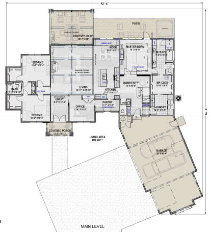 Main Floor  for House Plan #425-00043