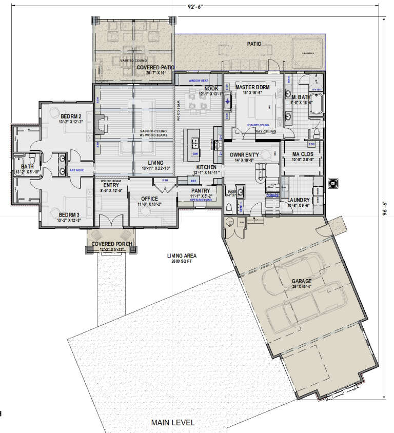 House Plan House Plan #27879 Drawing 1