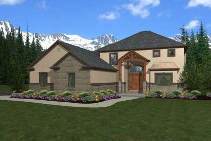 Traditional House Plan #8768-00098 Elevation Photo