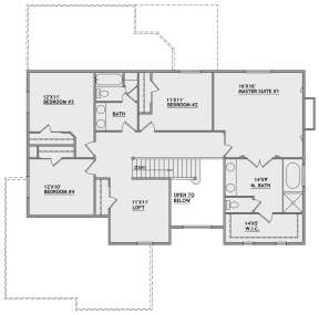 Second Floor for House Plan #8768-00098