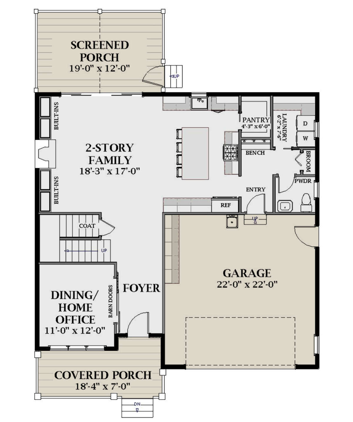 Main Floor  for House Plan #6849-00130