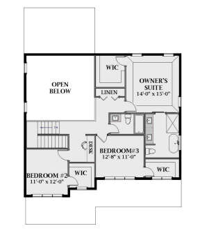 Second Floor for House Plan #6849-00130