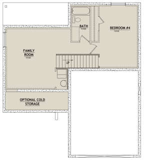 Basement for House Plan #8768-00100