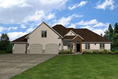 Craftsman House Plan #8768-00102 Elevation Photo