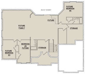 Basement for House Plan #8768-00103