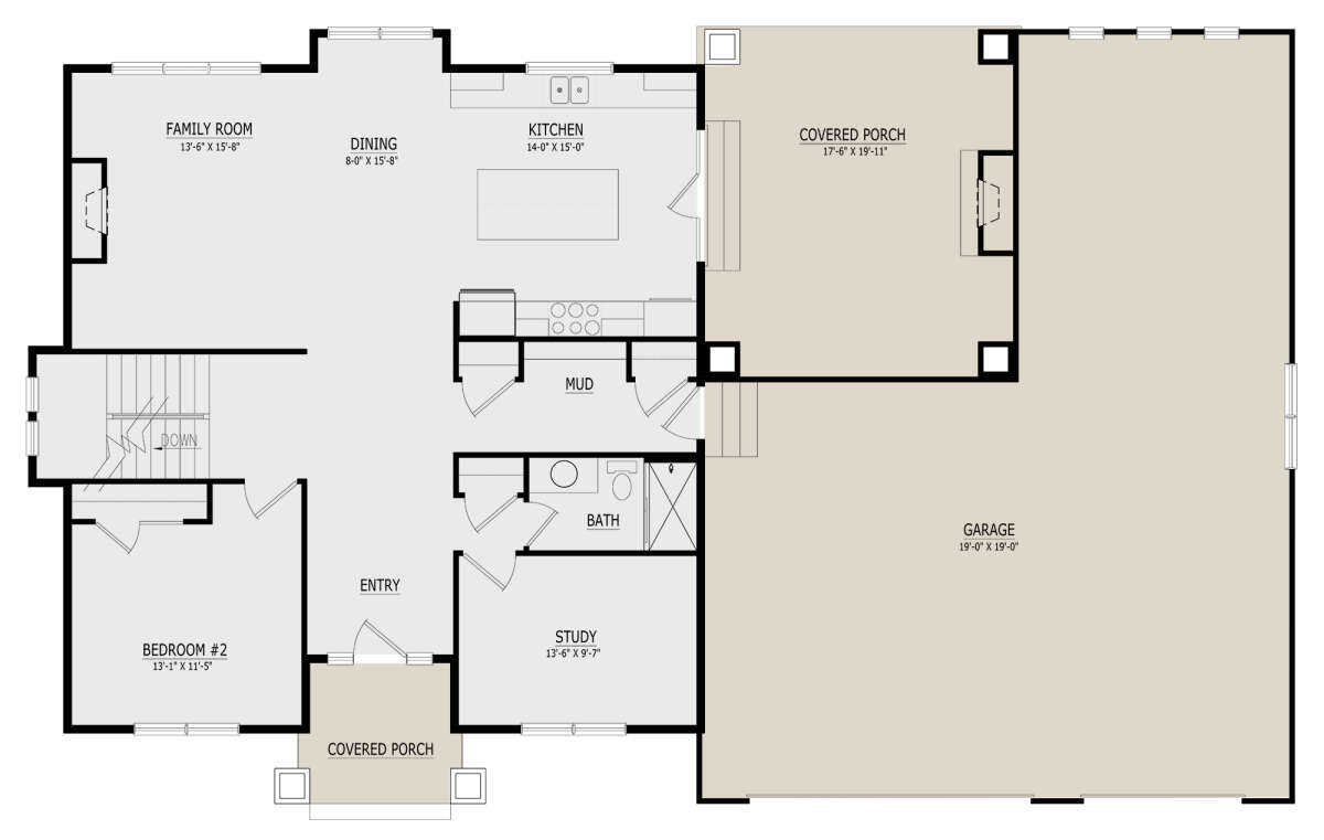 Main Floor  for House Plan #8768-00104