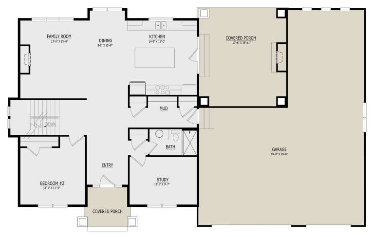 House Plan House Plan #27886 Drawing 1