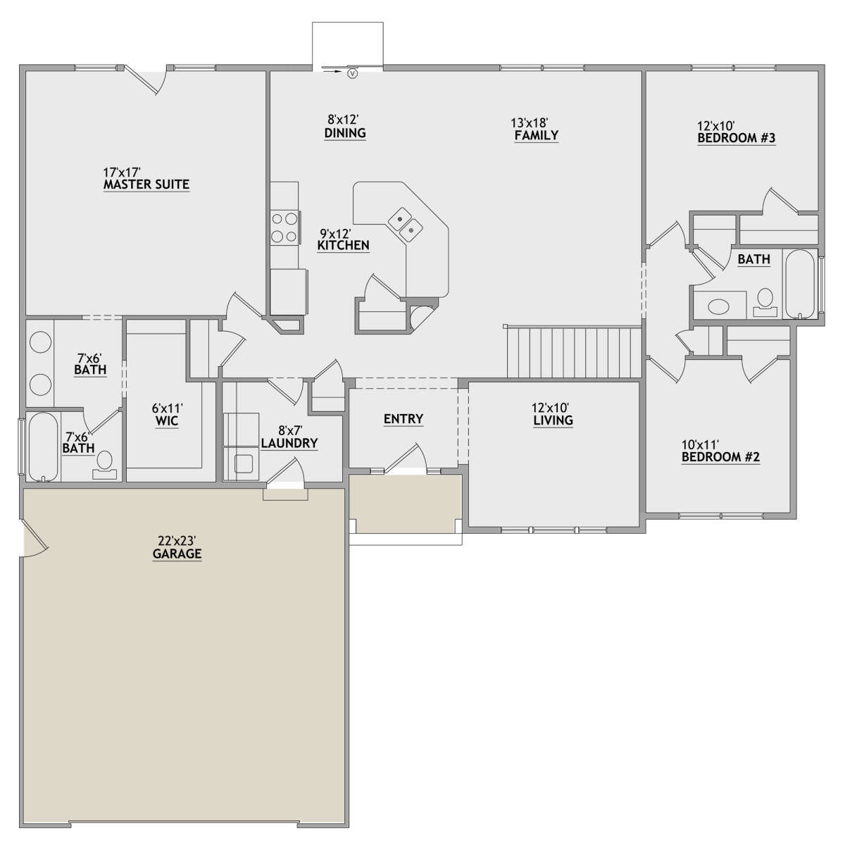 Main Floor  for House Plan #8768-00105