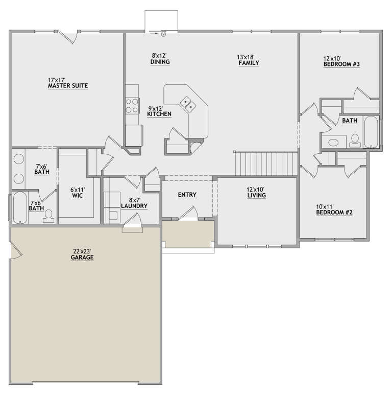 House Plan House Plan #27887 Drawing 1