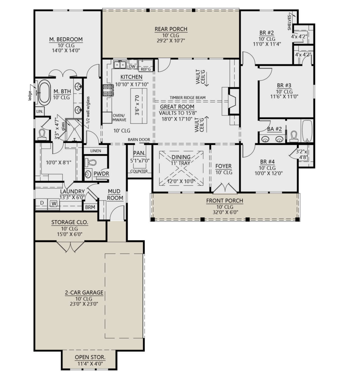 Main Floor  for House Plan #4534-00086