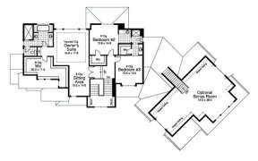 Second Floor for House Plan #098-00028