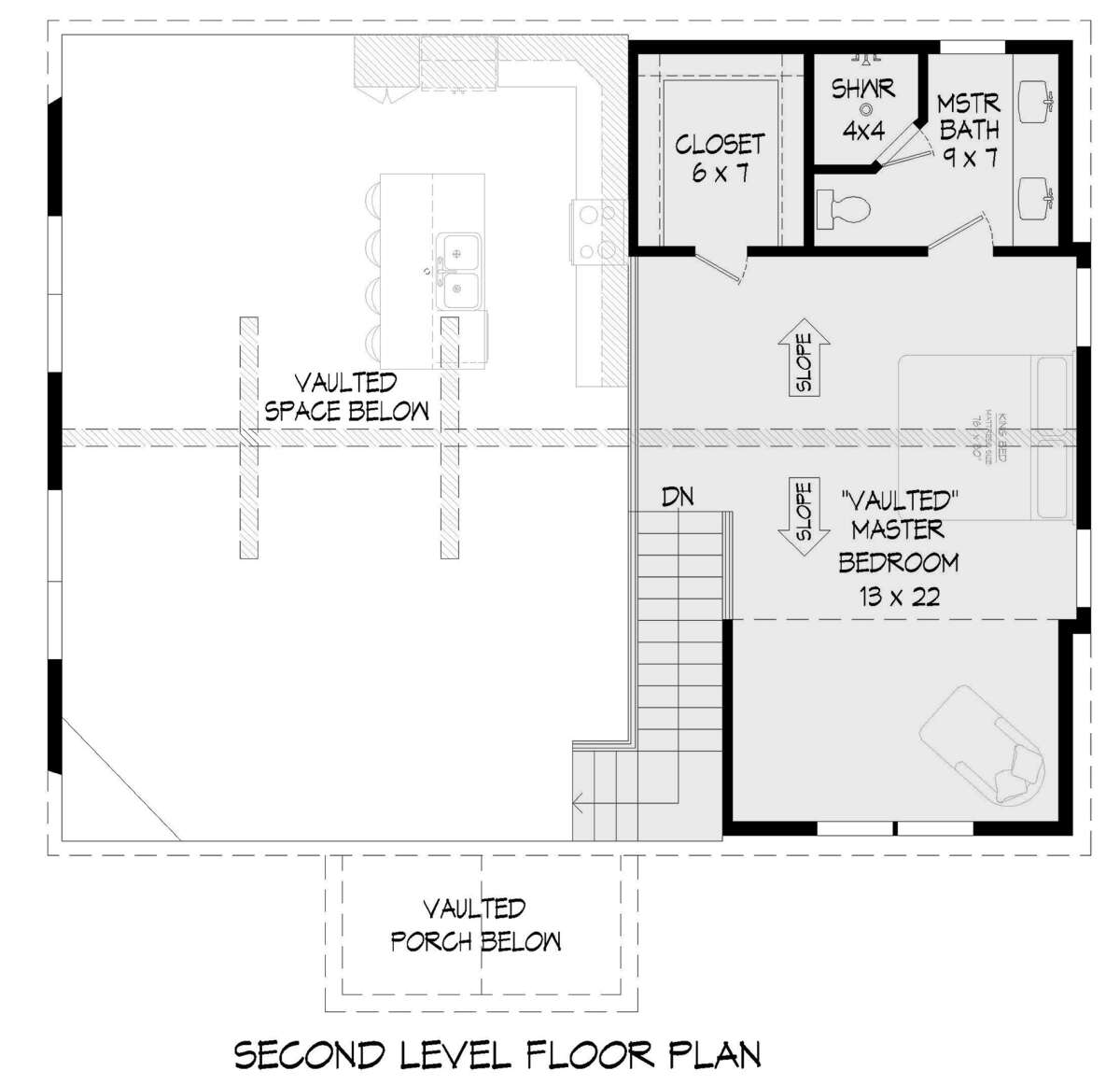 Second Floor for House Plan #940-00645