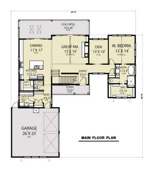 Main Floor  for House Plan #2464-00037