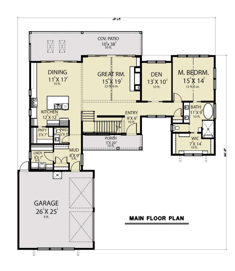 House Plan House Plan #27891 Drawing 1