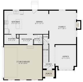 Main Floor  for House Plan #2802-00183