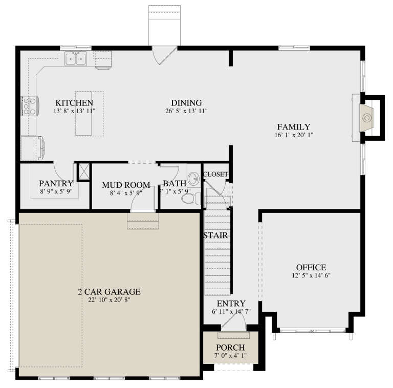 House Plan House Plan #27892 Drawing 1