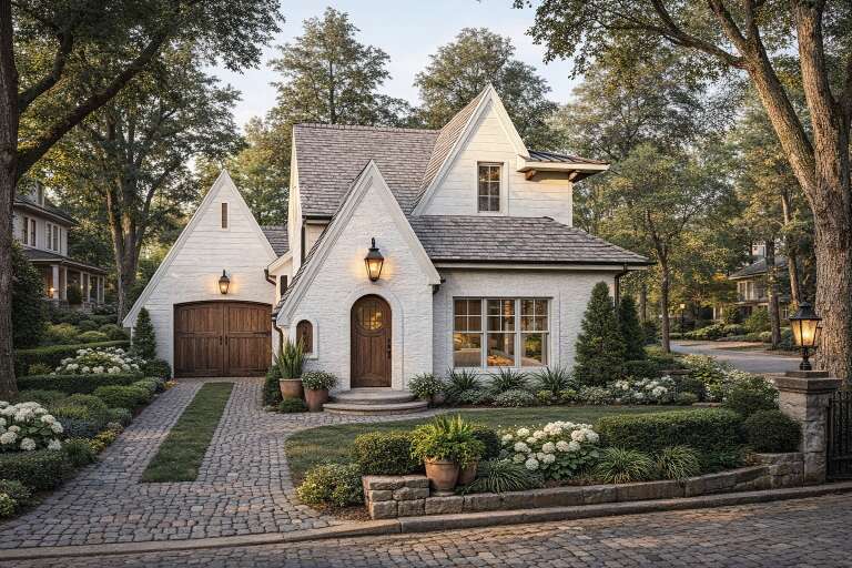 House Plan House Plan #27893 Angled Front Elevation