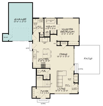 Main Floor  for House Plan #8318-00292