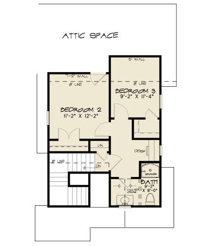 Second Floor for House Plan #8318-00292