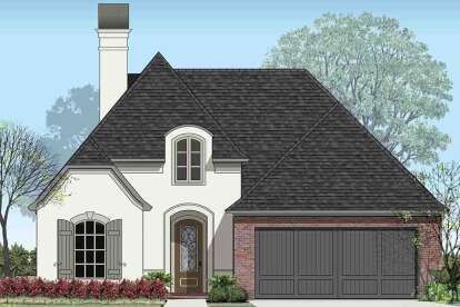 French Country House Plan #7516-00065 Elevation Photo