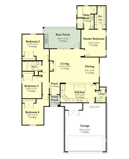 Main Floor  for House Plan #7516-00065
