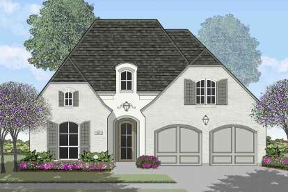 European House Plan #7516-00067 Elevation Photo