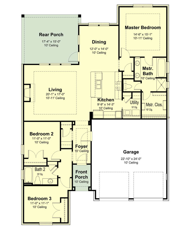 House Plan House Plan #27896 Drawing 1
