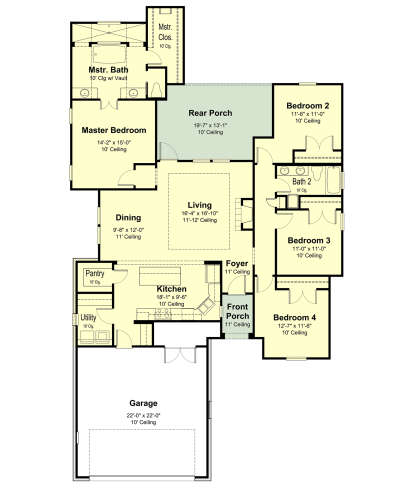 House Plan House Plan #27897 Drawing 1