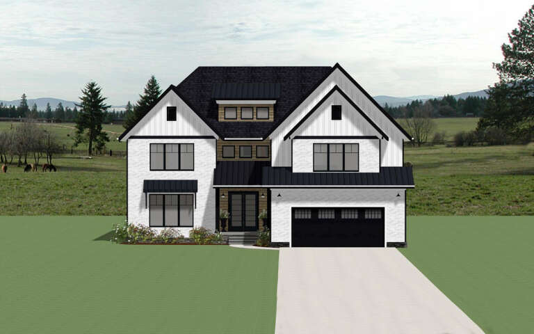 House Plan House Plan #27898 Front Elevation 